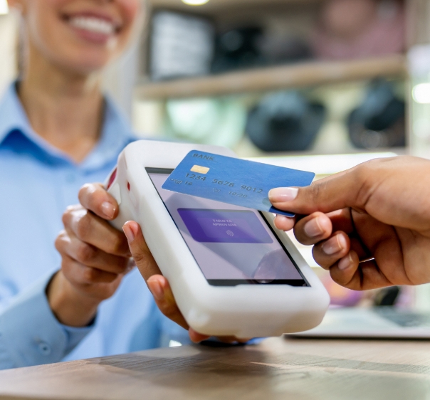 paying with credit card