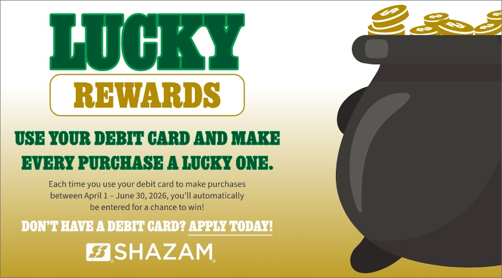 shazam debit rewards