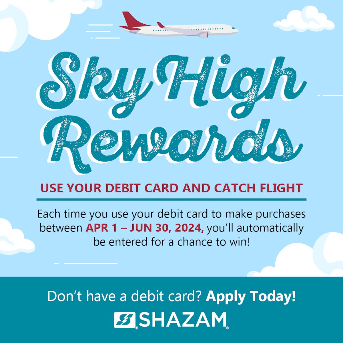 Shazam Sky High Rewards campaign image
