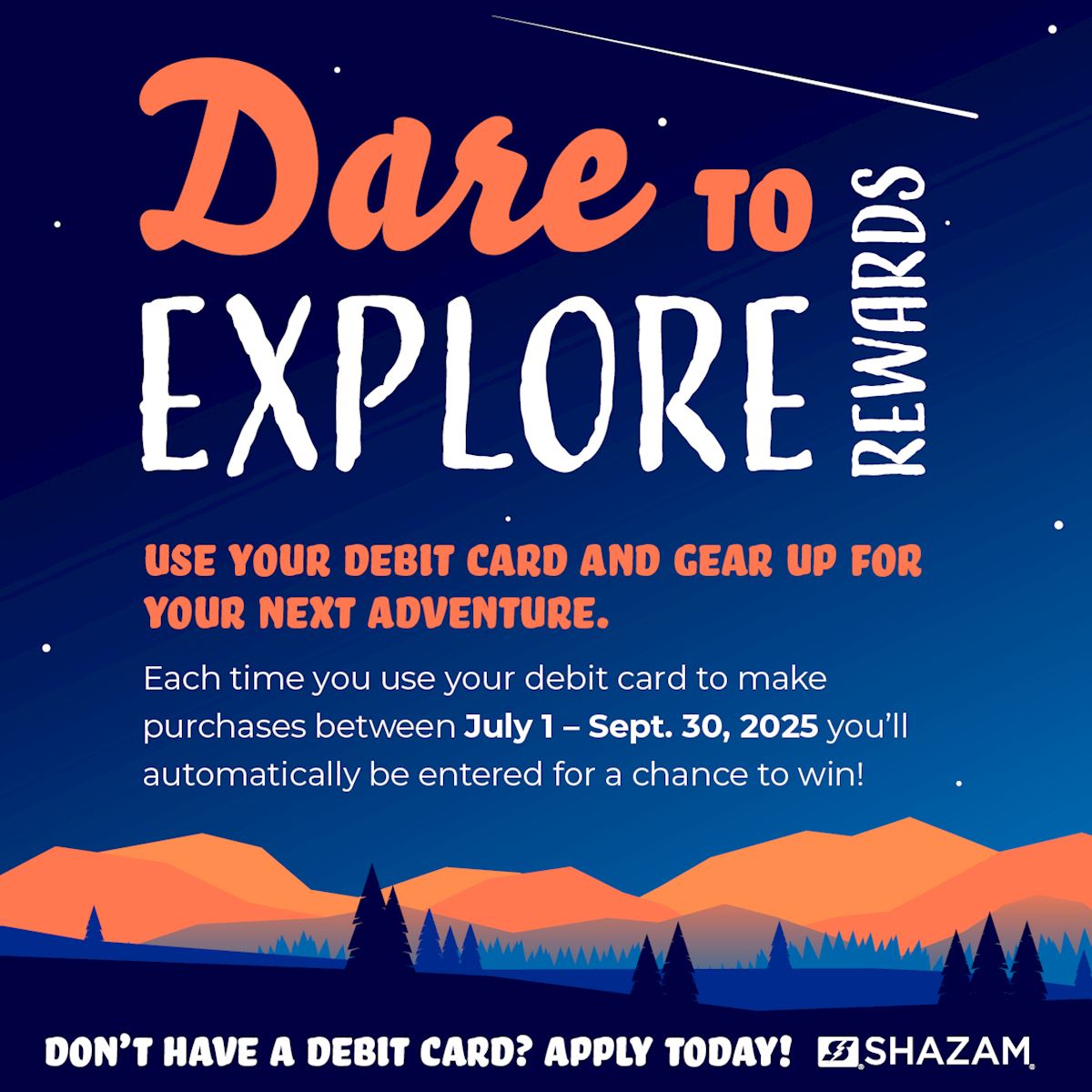 Dare to Explore Rewards campaign image